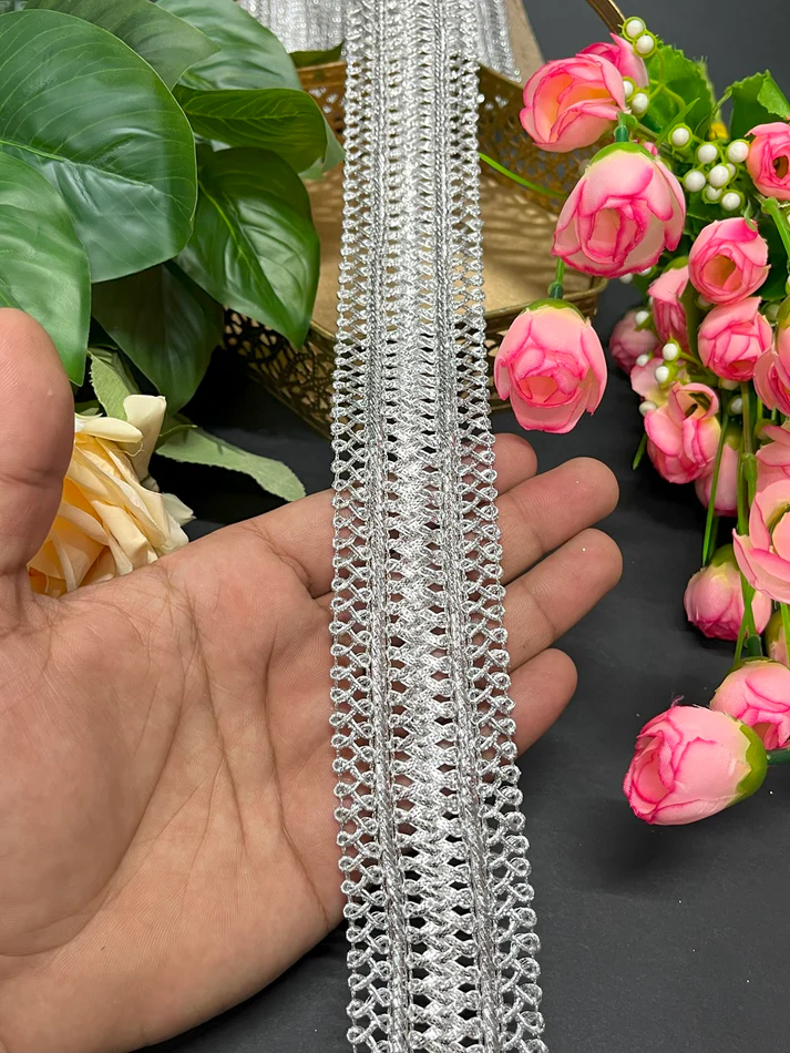 Silver Gota Lace